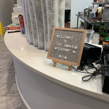 The Bomb Teashop - the front counter - Bubble Tea Near Me - Roseville, California The Bomb Teashop - the front counter - Bubble Tea Near Me - Roseville, California