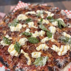 Corner Slice - Burrata hot honey!! Must try