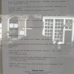 Sterk Staaltje - Sandwich menu