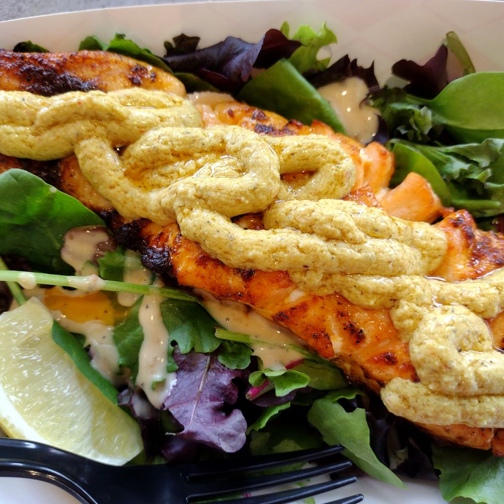 Monta Factory - Salmon (Wild Alaskan) salad - Armenian Near Me - Glendale, California Monta Factory - Salmon (Wild Alaskan) salad - Armenian Near Me - Glendale, California