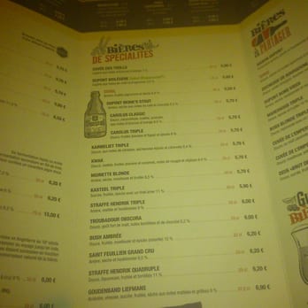 Les  Berthom - La carte - Pubs Near Me - Lyon, 69