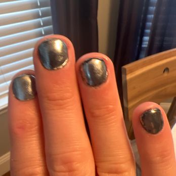 Bliss Nail Spa Winter Park - Supposed to be chrome all the way to the tip. - Nail Salons Near Me - Winter Park, Florida
