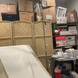 Village Medical - Phoenix Central - Supply closet where I received an IV.