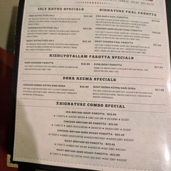 Balaji Mess - Menu as of Feb 1, 2026 - Indian Near Me - Fremont, California