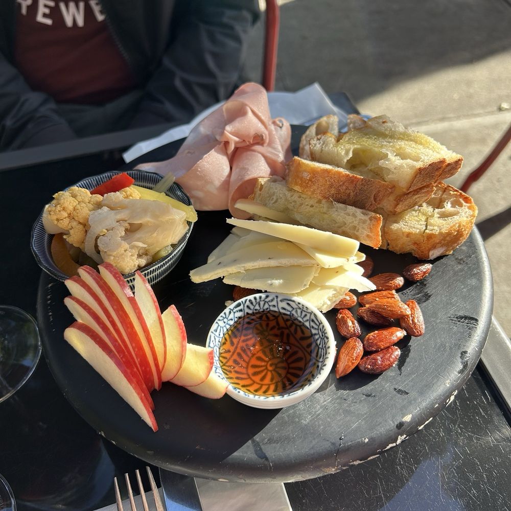Mortadella and truffle pecorino romano cheese