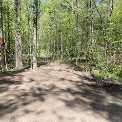 Hobby Acres - Leveled out area for snowmobile trail entrance