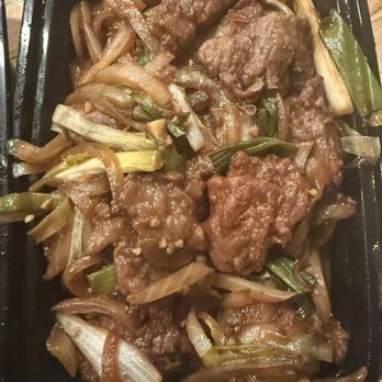 KPB Asian Bistro - Mongolian Trio (F) Family Serving For 2 ppl   this is Mongolian beef for family - Asian Fusion Near Me - Tustin, California