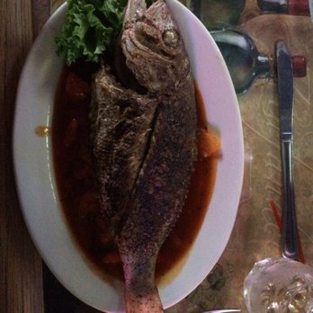 Tin Fish - Blackened Snapper!!!!! The red sauce was DELICIOUS!!!! - New American Near Me - Sunrise, Florida Tin Fish - Blackened Snapper!!!!! The red sauce was DELICIOUS!!!! - New American Near Me - Sunrise, Florida