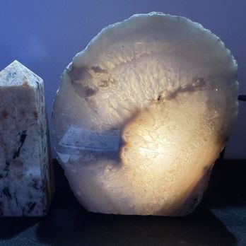 Juniper Creek - Agate lamp and Sunstone Tower - Spiritual Shop Near Me - Jackson, Missouri Juniper Creek - Agate lamp and Sunstone Tower - Spiritual Shop Near Me - Jackson, Missouri