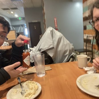 Clarkies Diner - Hubby, baby and I finishing our amazing meal! - Sandwiches Near Me - Yucaipa, California