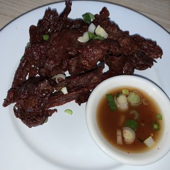 Daek Thai - Beef jerky (secret menu) - Thai Near Me - Miami, Florida Daek Thai - Beef jerky (secret menu) - Thai Near Me - Miami, Florida
