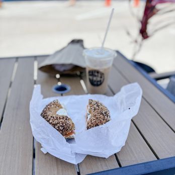 Salty Bagel - Nova bagel + iced coffee - Bagels Near Me - Cocoa Beach, Florida