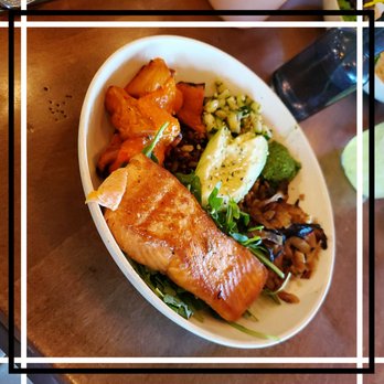 Flower Child - Mother Earth Bowl with Salmon - Salad Near Me - Phoenix, Arizona
