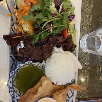 President Thai - Presidential President's BBQ Beef Lunch Special - Thai Near Me - Pasadena, California