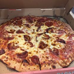 A Papano's Pizza # 4 - Large pepperoni