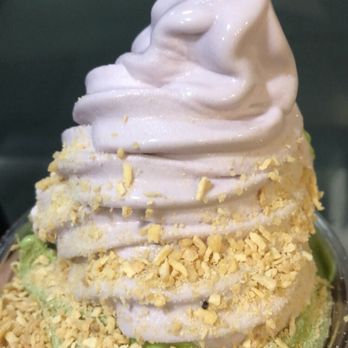 The Pond - Ube and matcha with fake coconut - Ice Cream & Frozen Yogurt Near Me - Arcadia, California The Pond - Ube and matcha with fake coconut - Ice Cream & Frozen Yogurt Near Me - Arcadia, California
