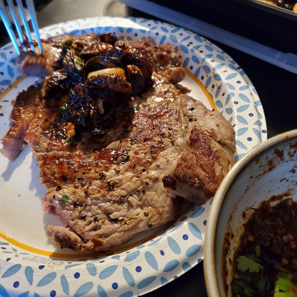 Pinstripes - Due to no sauce or flavor provided, decided to whip up some steak sauce. - Bowling Near Me - Northbrook, Illinois Pinstripes - Due to no sauce or flavor provided, decided to whip up some steak sauce. - Bowling Near Me - Northbrook, Illinois