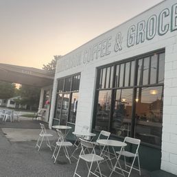 Love the outside seating option