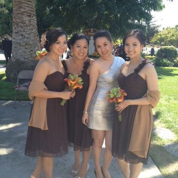 A-List Makeup - Chau Nguyen did my hair/makeup in 2012. I'm the one on the far right. :) This year she helped me with my engagement and wedding - Makeup Artists Near Me - Milpitas, California