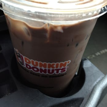 Dunkin' - Black cocoa iced latte - Donuts Near Me - Winston Salem, North Carolina Dunkin' - Black cocoa iced latte - Donuts Near Me - Winston Salem, North Carolina