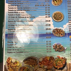 Mariscos Villareal - Menu 1