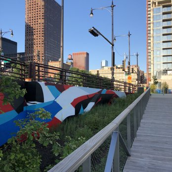 Vetro - Southbank riverwalk featuring an original mural by local artists - Condominiums Near Me - Chicago, Illinois