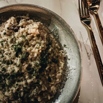 Hey Luigi - Mushroom Risotto - Italian Near Me - Portland, Oregon