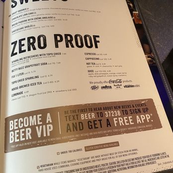 Yard House - Menu - New American Near Me - Orlando, Florida