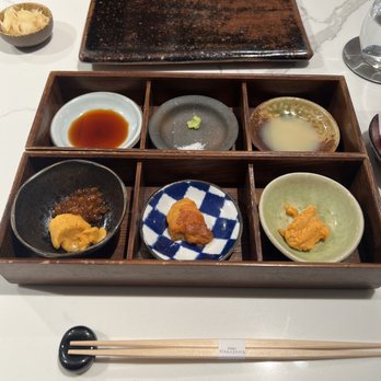 Sushi Nakazawa - Uni tasting - Japanese Near Me - Washington, DC, District of Columbia