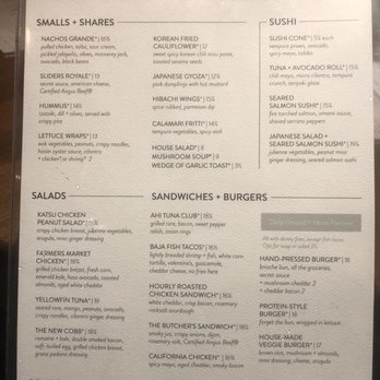 JOEY Bellevue - Menu (September 2019) - New American Near Me - Bellevue, Washington