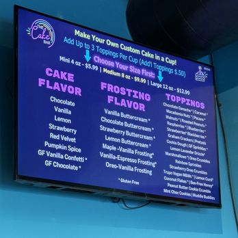 The Cake Bar - Menu - Desserts Near Me - Denver, Colorado