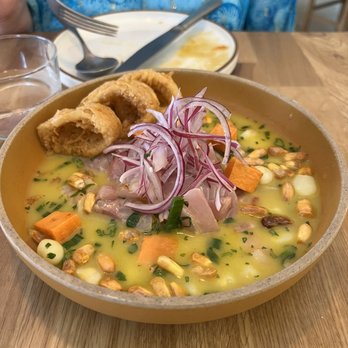 Leche De Tigre - Traditional ceviche - Peruvian Near Me - San Antonio, Texas Leche De Tigre - Traditional ceviche - Peruvian Near Me - San Antonio, Texas