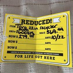 Tractor Supply - Attached to original price tag. Nowhere does it say used.