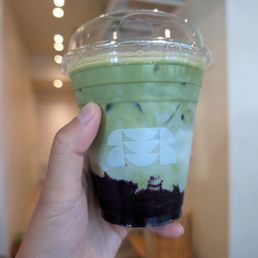 blueberry matcha
