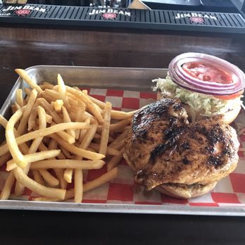 Brewfish Bar & Grill - Blackened chicken sandwich is great! - Bars Near Me - Pompano Beach, Florida Brewfish Bar & Grill - Blackened chicken sandwich is great! - Bars Near Me - Pompano Beach, Florida