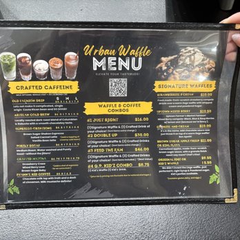 Urban Waffle - Menu - Waffles Near Me - Mesa, Arizona Urban Waffle - Menu - Waffles Near Me - Mesa, Arizona