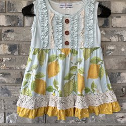 Once Upon A Child - This is the top that had matching lemon shorts that they separated.