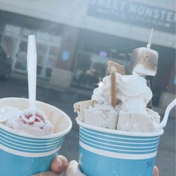 Sweet Monster - S'mores rolled ice cream