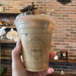 Latte with lavender syrup Latte with lavender syrup