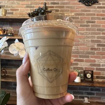 Espressoteric Coffee - Latte with lavender syrup - Coffee & Tea Near Me - Los Angeles, California Espressoteric Coffee - Latte with lavender syrup - Coffee & Tea Near Me - Los Angeles, California