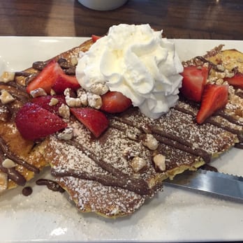 First Watch - Ciabatta French Toast special with a Nutella drizzle - Breakfast & Brunch Near Me - Plano, Texas First Watch - Ciabatta French Toast special with a Nutella drizzle - Breakfast & Brunch Near Me - Plano, Texas