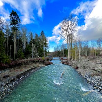 Railroad Bridge Park - Views of the beautiful Dungeness River from the bridge! - Parks Near Me - Sequim, Washington