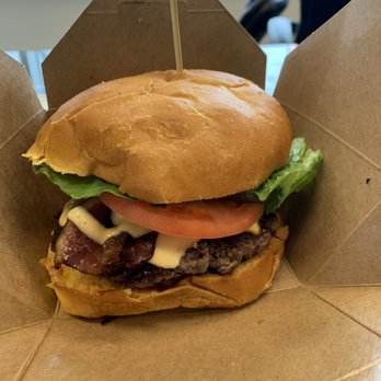 Top Gun Steak & Burger - Burger portion was decent. Quality was alright. Bacon was nice and thick cut which I did like. - Burgers Near Me - Vaughan, Ontario Top Gun Steak & Burger - Burger portion was decent. Quality was alright. Bacon was nice and thick cut which I did like. - Burgers Near Me - Vaughan, Ontario