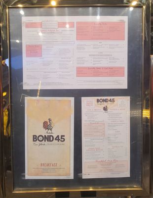 Menu photo 8 Bond 45 New York, NY