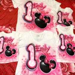 Art Works - Airbrush tshirts! He makes the best airbrush artwork. I was satisfied with the outcome. Will go back there again!