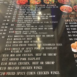 Kungfu Noodle - Menu
