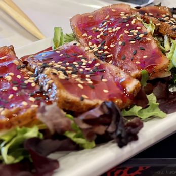 Rock N Roll Sushi - Tuna tataki app - Sushi Bars Near Me - Bonaire, Georgia Rock N Roll Sushi - Tuna tataki app - Sushi Bars Near Me - Bonaire, Georgia
