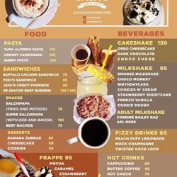 Java's Music Cafe - Menu