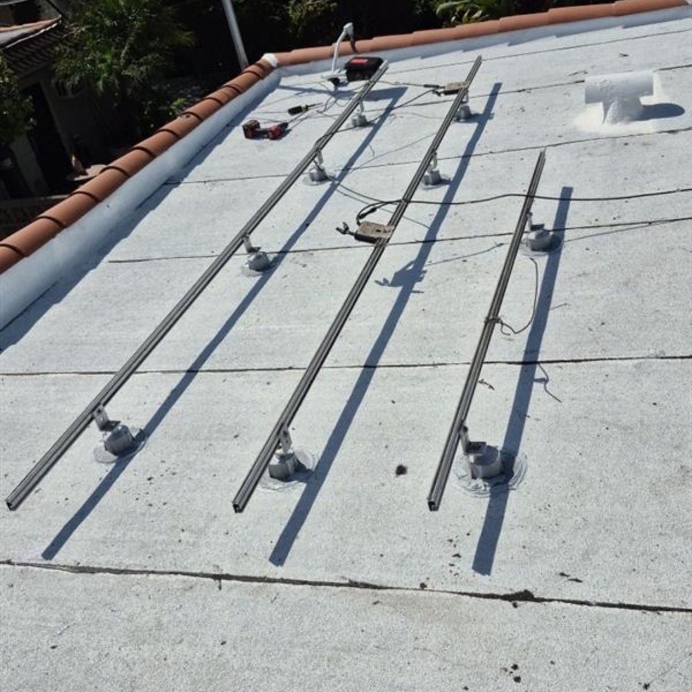 Roof Buddy - Solar Mounts Before - Roofing Near Me - Los Angeles, California Roof Buddy - Solar Mounts Before - Roofing Near Me - Los Angeles, California