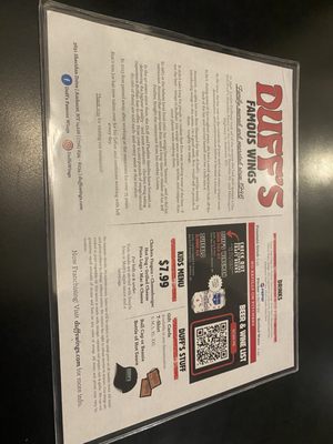 Menu photo 7 Duff's Famous Wings Amherst, NY Menu photo 7 Duff's Famous Wings Amherst, NY